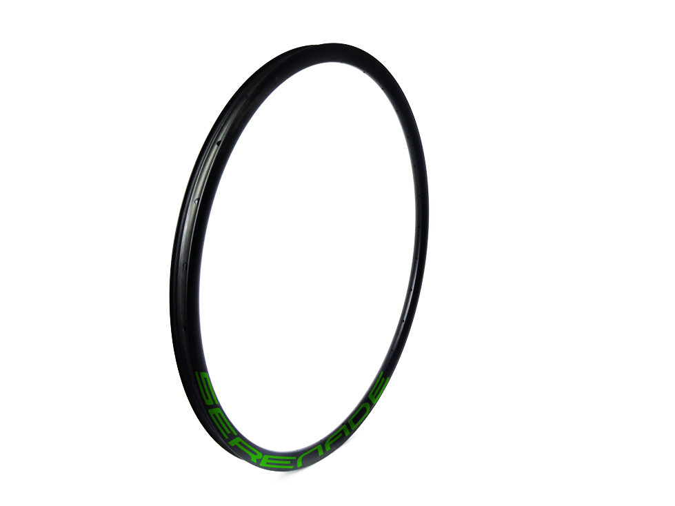 Asymmetric hook-less rims carbon 29er light bike rim 28mm wide
