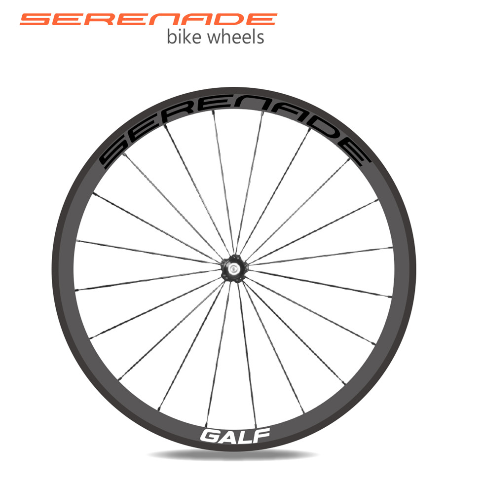 Serenadebikes carbon road bike wheels 38mm depth 25mm wide